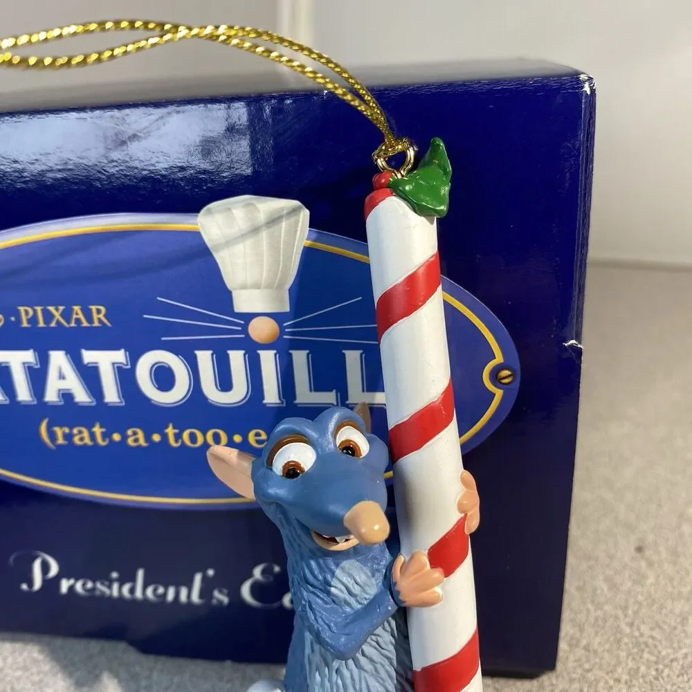 Grolier Disney Pixar Ratatouille Oswald Rat President's Edition Ornament